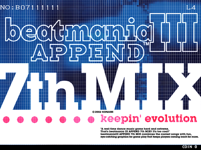 beatmania III: Append 7th Mix
