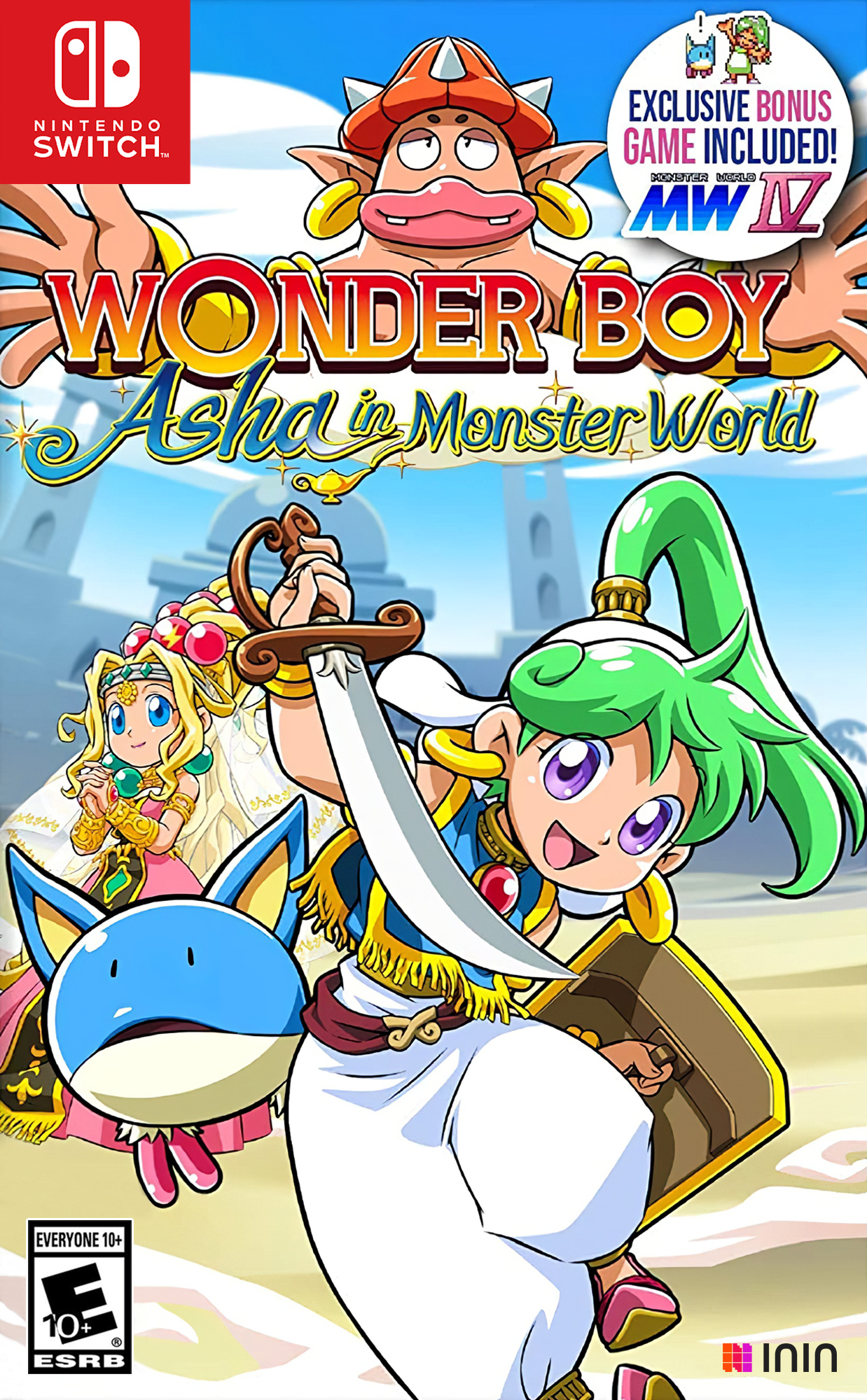Wonder Boy Asha in Monster World