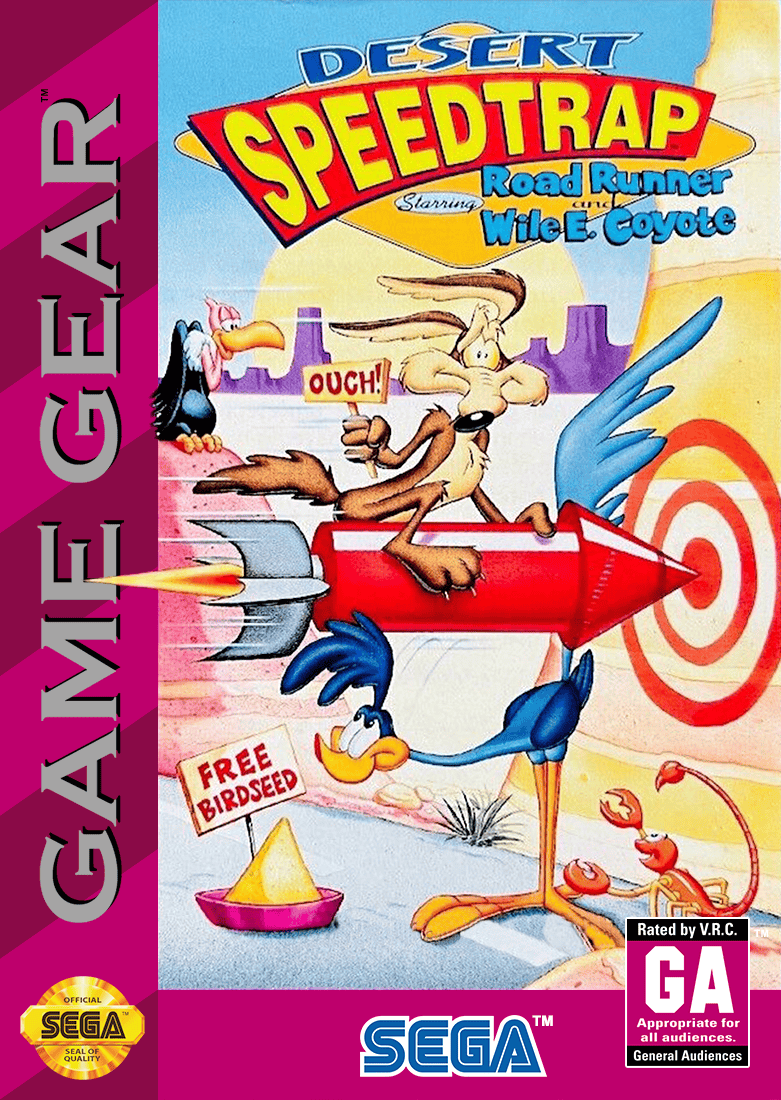 Desert Speedtrap starring Road Runner and Wile E. Coyote